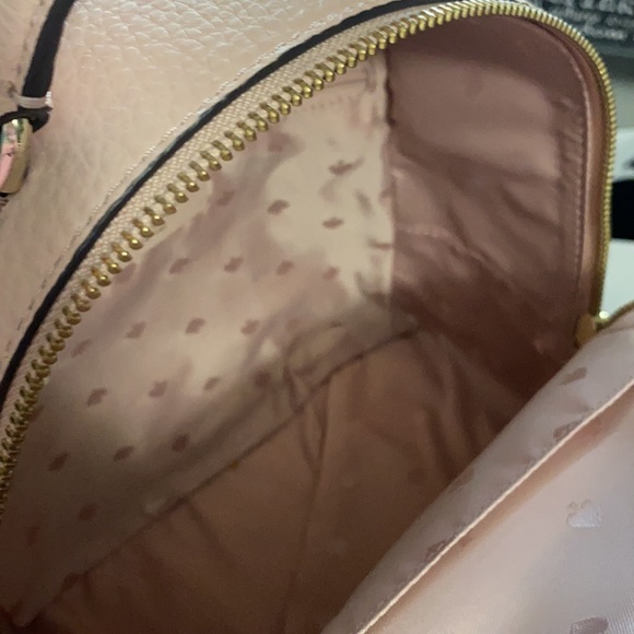 NWT Kate Spade Jackson medium backpack in color warmvellum (light neutral pink) - Picture 5 of 9
